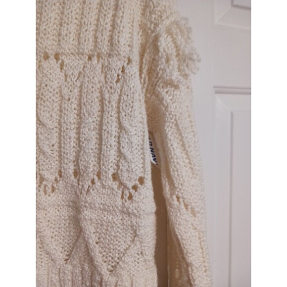 NWT Women's Old Navy Textured Fringe Pullover Sweater Size XS - N6 - Picture 5 of 7